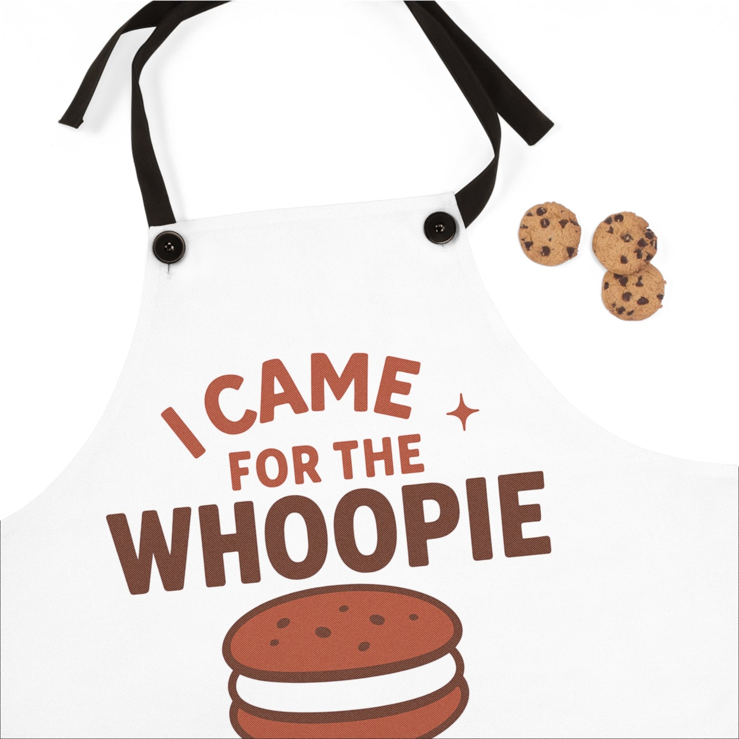“I Came for the Whoopie” Retro Apron – Fudgin’ Good Sweet Shop Exclusive