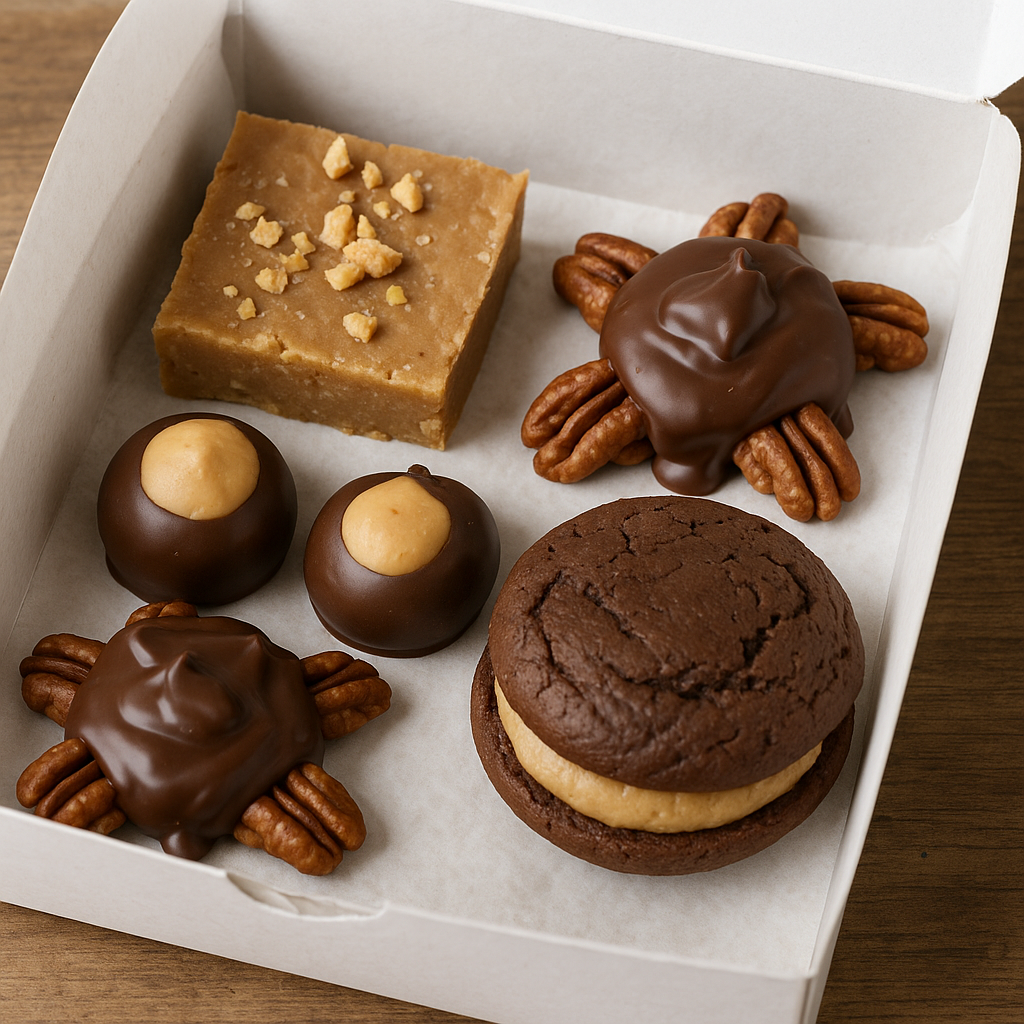 🥜 The Nutty Box – Gourmet Peanut Butter & Pecan Gift Box