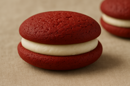 Red Velvet with Vanilla Whoopie Pie
