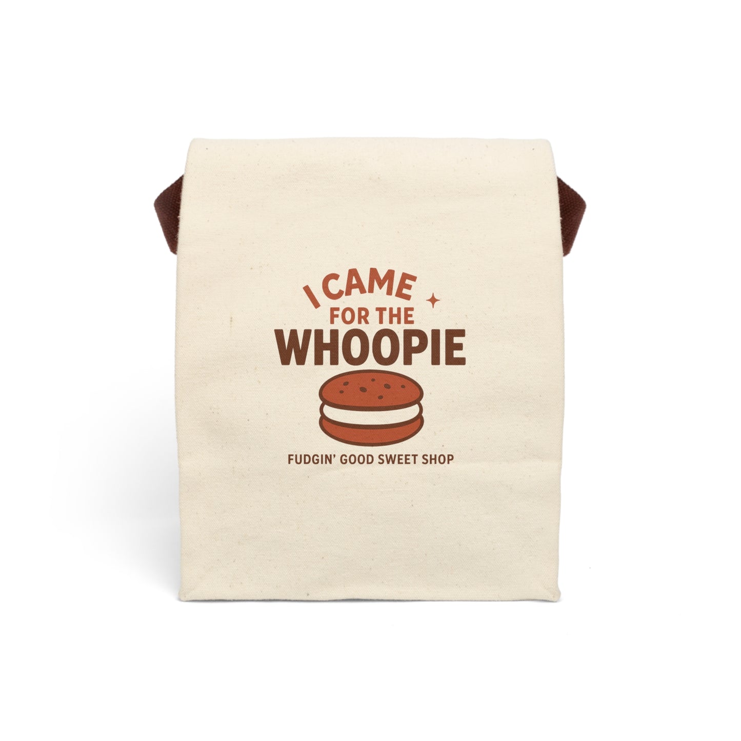 I Came for the Whoopie – Canvas Lunch Bag