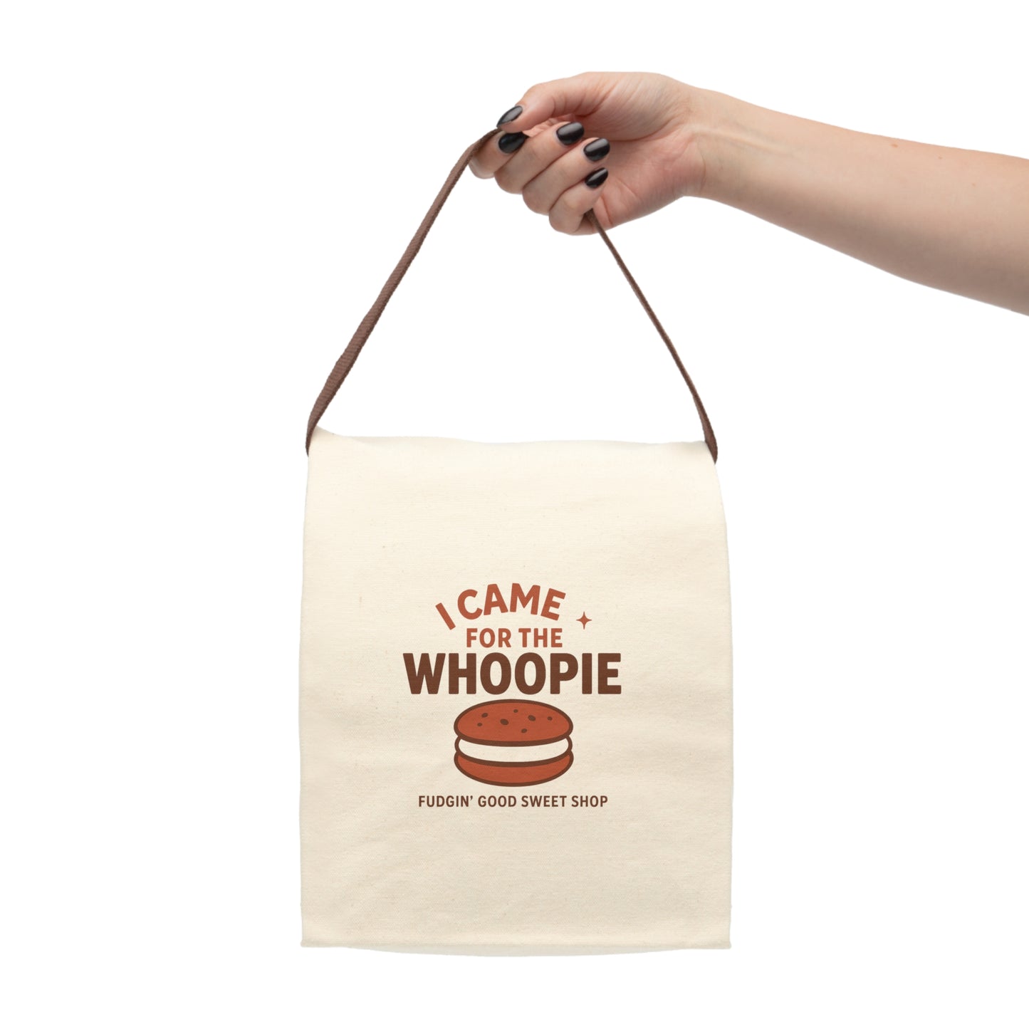 I Came for the Whoopie – Canvas Lunch Bag