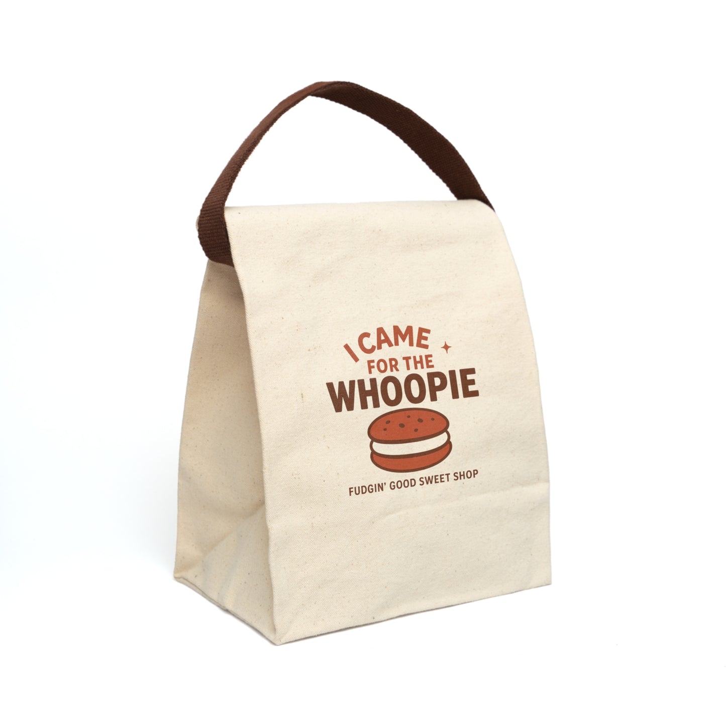 I Came for the Whoopie – Canvas Lunch Bag