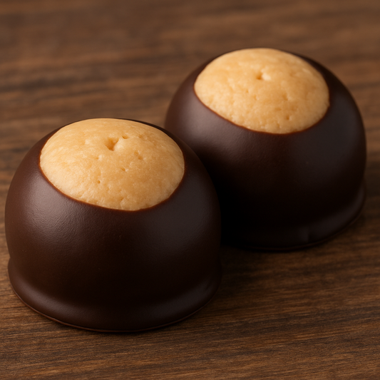 Baker’s Dozen Bucc Eyes – 13 Chocolate Peanut Butter Fudge Bites