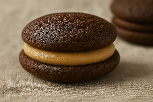 Chocolate with Peanut Butter Whoopie Pie